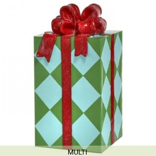 [MTX70329] 29"RESIN IN THE PRESENT GIFT BOX
