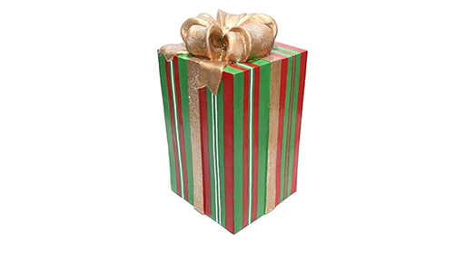 [MTX70326] 23" RESIN GIFT PRESENT BOX