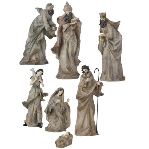 [MTX70284] 5.5-12.5"RSN REGAL NATIVITY SET/7