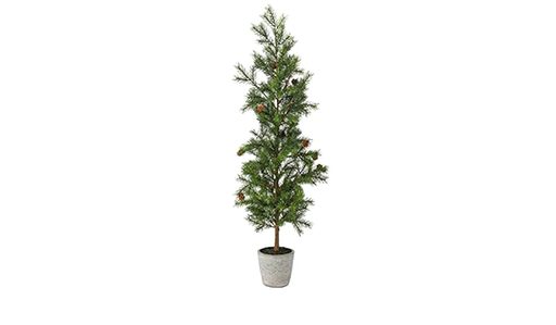 [743903119553] 36"PLAS PENCIL PRINCESS PINE TREE CEMENT POT