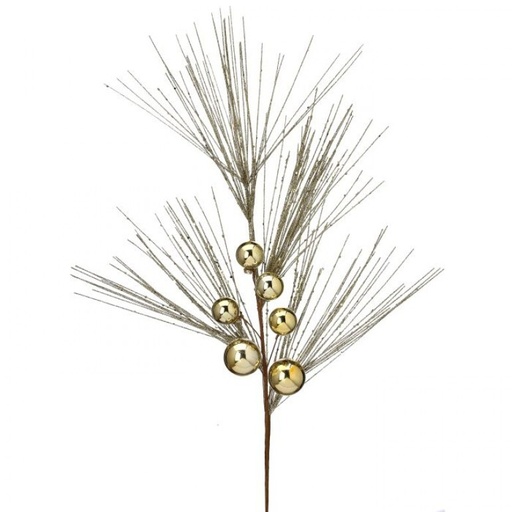 [MTX69255] 26" GLITTERED PINE/ VP BALL SPRAY
