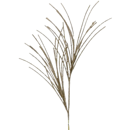 [MTX68916] 28"MICRO BEADED/SEQUIN GRASS SPRAY