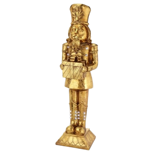 [MTX68714] 48"RESIN LED UL PLUG NUTCRACKER SOLDIER WGIFT