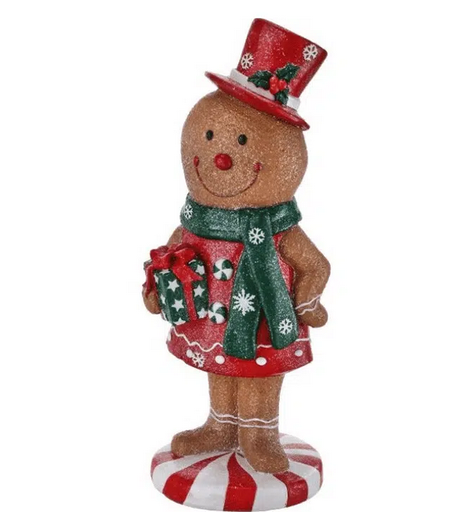 [MTX68703] 36"MGO PEPPERMINT CANDY GINGERBREAD