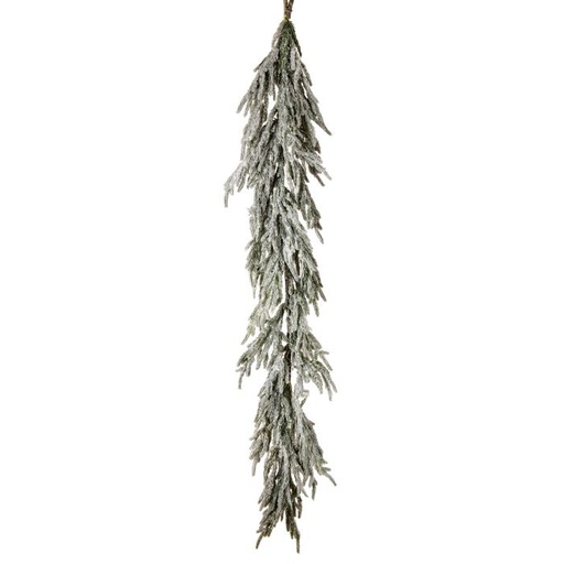 [MTX68322] 60" REAL TOUCH FLOCKED NORFOLK PN GARLAND