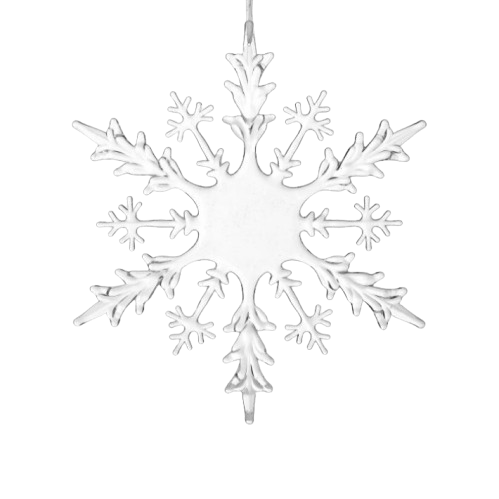 [MTX67945] 18" ACRYLIC SNOWFLAKE ORNAMENT