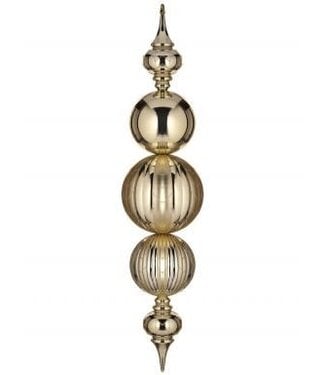 [MTX67389] 43" RIDGED VP BALL FINIAL ORNAMENT