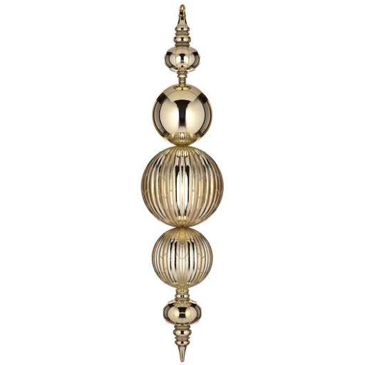 [MTX67388] 33" RIDGED VP BALL FINIAL ORNAMENT
