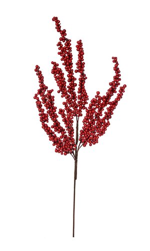[743903033682] 28" WP BERRY CLUSTER BRANCH SPRAY