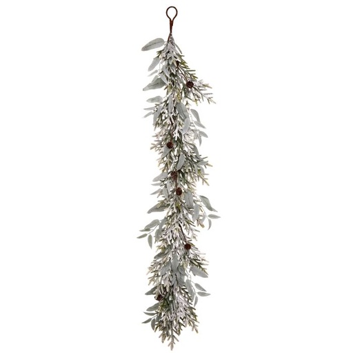 [MTX67305] 48" SAGE/MINI SPRUCE W/CONES GARLAND