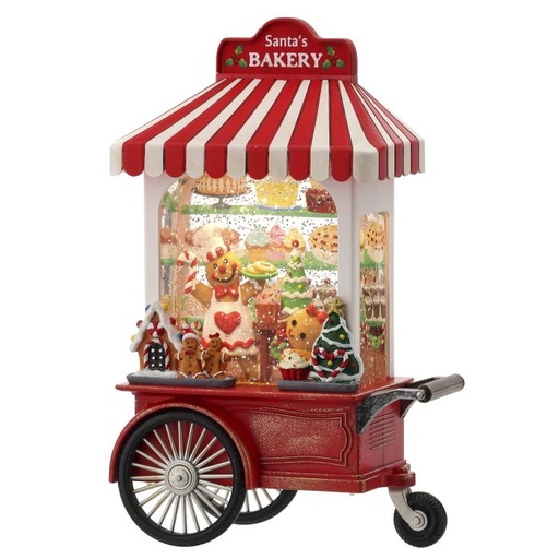 [MTX67241] 10" LED/BTY/TMR CANDY CART WATER GLOBE USB