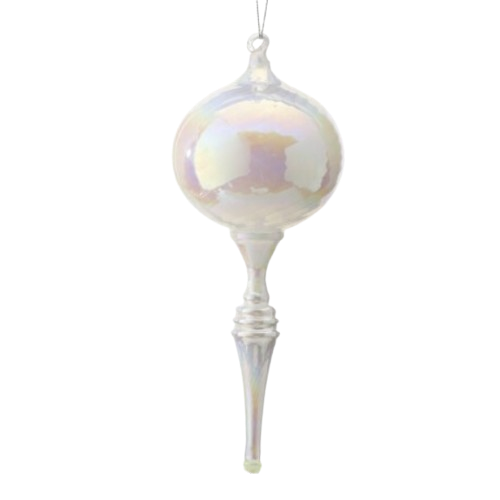 [MTX66670] PEARL GLASS BULB FINIAL ORNAMENT