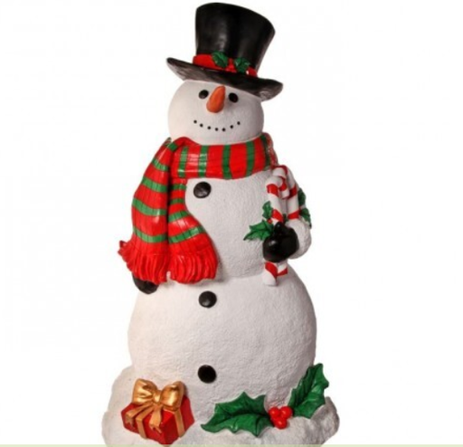 [743903021023] 58" MGO OUTDOOR TRADITIONAL SNOWMAN