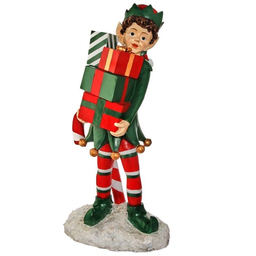 [MTX66541] 48" RESIN OUTDOOR ELF HOLDING PACKAGES