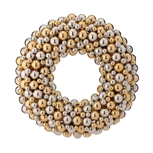 [MTX63752-DP] 24" VP DELUXE MIXED BALL WREATH  GDSL
