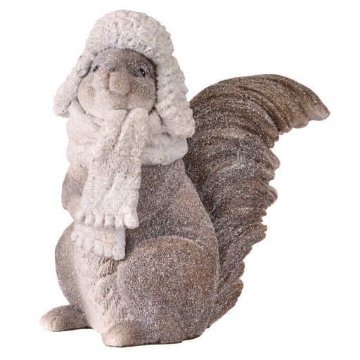 [MTX63690] 6´´RSN FROST WINTER SQUIRREL W/HAT & SCARF