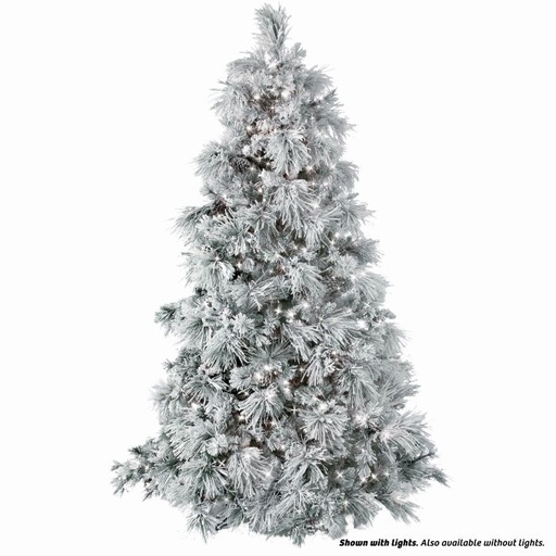 [MTX32247L] LED FLOCK BEAR MOUNTAIN TREE 7.5 800L, 64"D