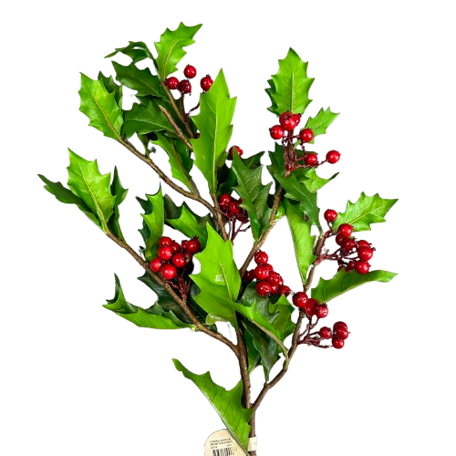 [MTX58710] 32" NATURAL LOOK HOLLY BERRY SPRAY"