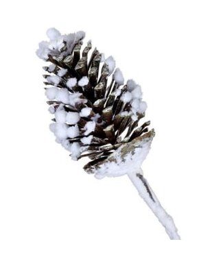 [MTX60311] 15" SNOWY PINECONE PICK"