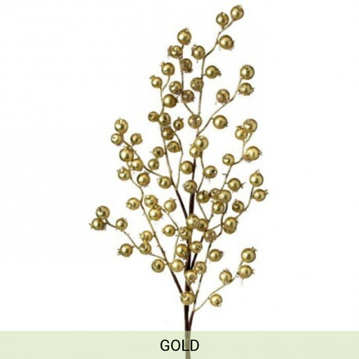 [MTX60284] 26´´WP METALLIC BERRY W/TINSEL SPRAY´´