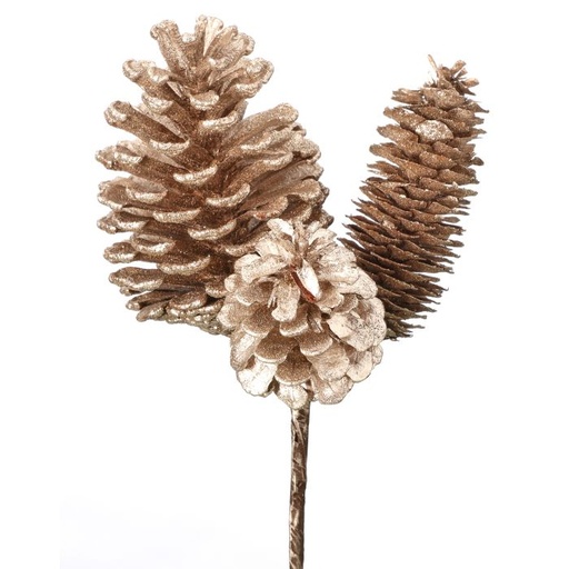[MTX62977] 11´´GLITTER NATURAL MIXED CONE X3 PICK
