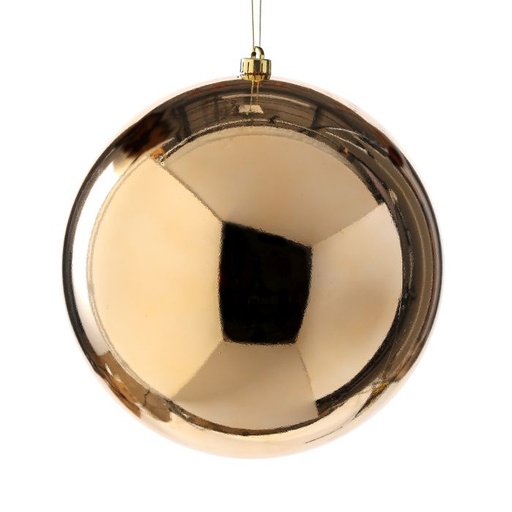 [MTX60766-DORADO] 300MM VP UV OUTDOOR BALL ORNAMENT GOLD