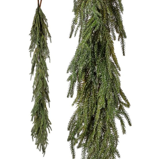[MTX61199] 48´´ICED GARDEN NORFOLK PINE GARLAND