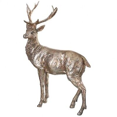 [743902749546] 18" RSN GLITTER STANDING DEER 