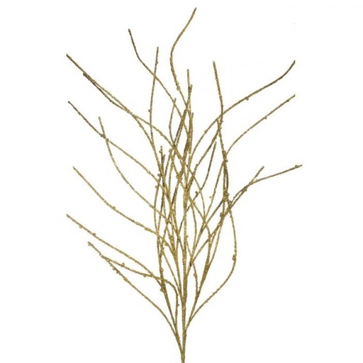 [MTX64367] GLITTER/SEQUIN WISPY WILLOW SPRAY GOLD