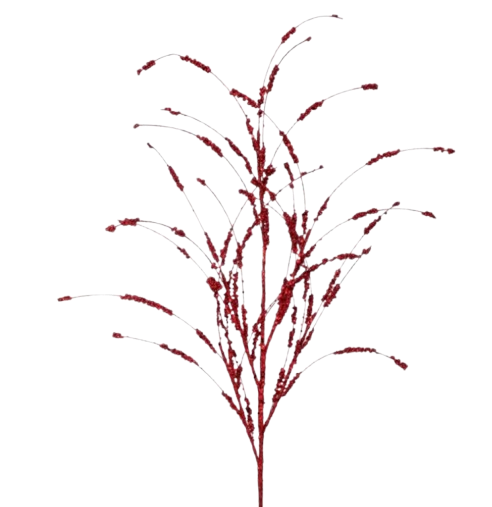 [MTX64365-RED] GLITTER/SEQUIN WILD BERRY SPRAY RED