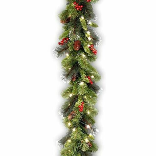 [743902660162] 48"PLASTIC NATURAL LOOK MIX CONE TWIG GARLAND