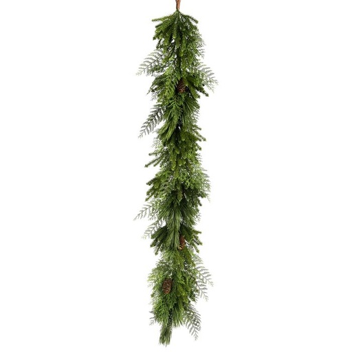 [MTX54982] 60´´DELUXE MIXED PE PINE/CEDAR W/CONE GARLAND