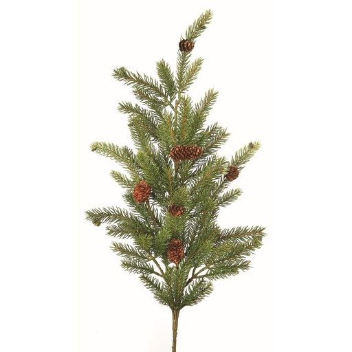 [MTX44851] PLASTIC WHITE SPRUCE WITH CONES SPRAY 29´´