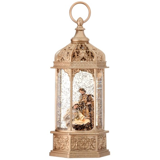 [MTX65588] 13"LED/BTY/TMR NATIVTY BYZANTNE LANT GLOB USB