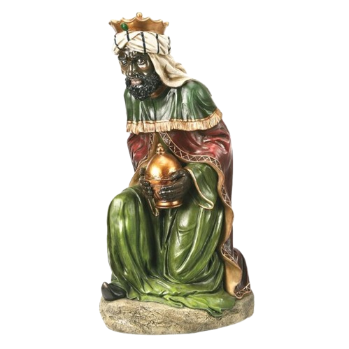 [MTX43505] POLYRESIN KNEELING KING 46"