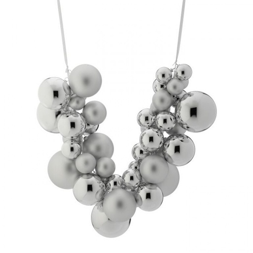 [MTX38669-PLATEADO] VP MATT,SHINY BALL DROP 36"  SILV