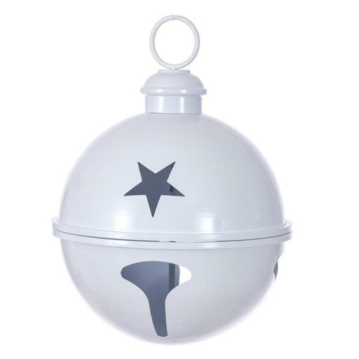[734205739259] 14"WHITE IRON BELL