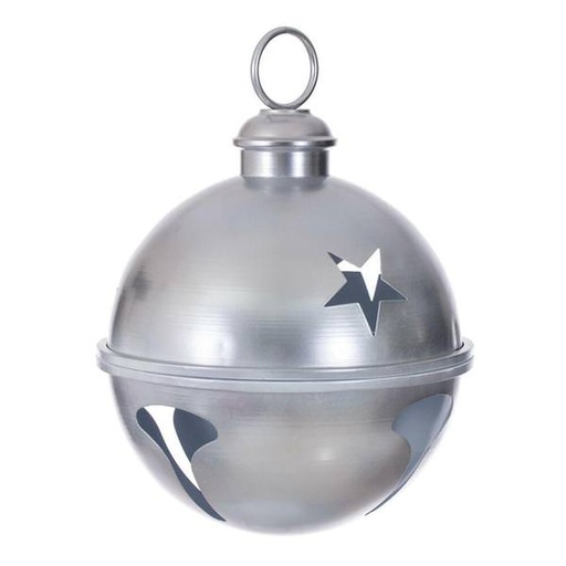 [734205739235] 14" SILVER IRON BELL