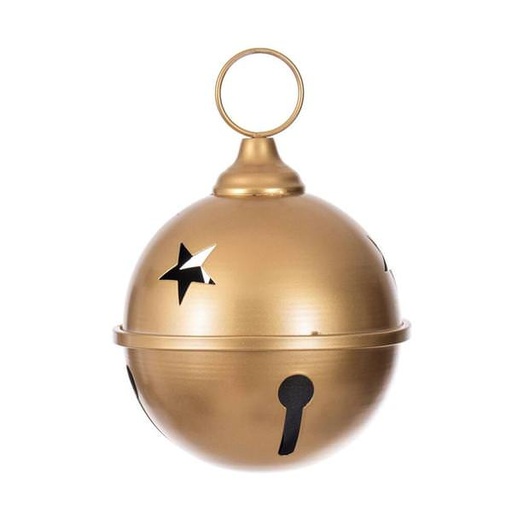 [734205739143] 6" GOLD IRON BELL 