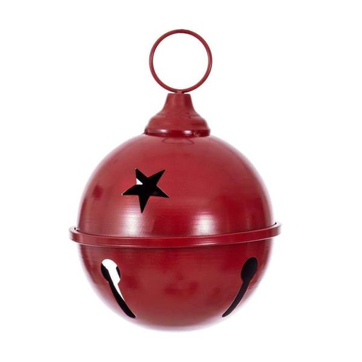 [734205739129] 6" RED IRON BELL 