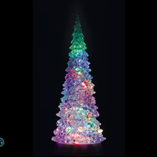 [94510] CRYSTAL LIGHTED TREE 4 COLOR CHANGEABLE & COLOR TR 