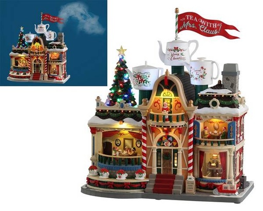 [35018] TEA WITH MRS. CLAUS, WITH 4.5V ADAPTOR