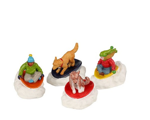 [22121] DOG SNOW SAUCER FUN