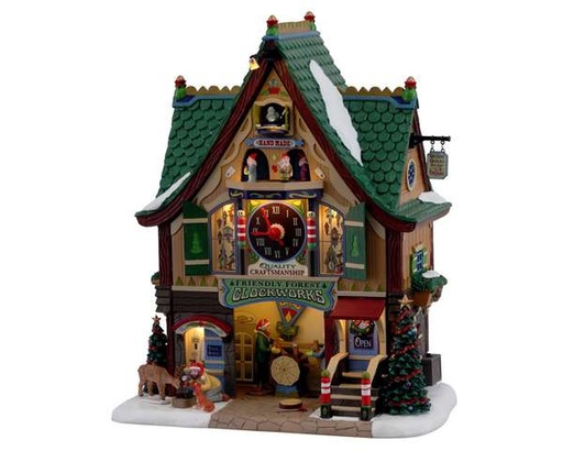 [15734] FRIENDLY FOREST CLOCKWORKS,WITH 