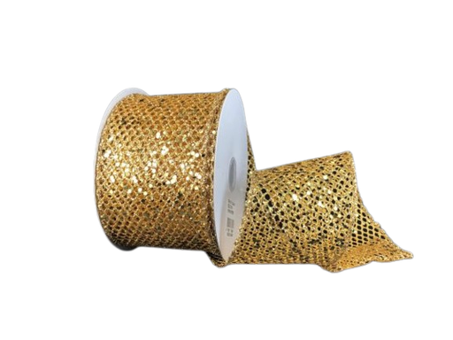[4710631779430] GOLD MEGA GLITTER NET 2.5X10