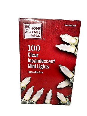 [192072024791] 100 CLEAR INCANDESCENT MINI LIGHTS