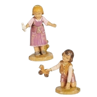 [54129] 5" SCALE 2PC SET CAI & ELLA. FONTANINI