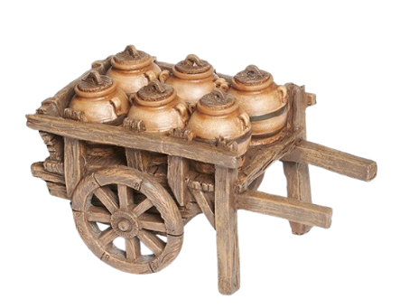 [55643] CART WITH POTS FOR 5". FONTANINI 