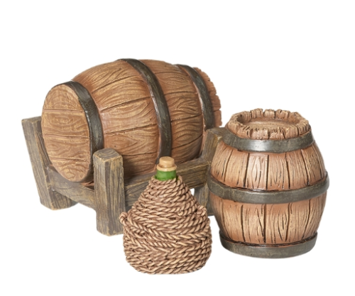 [59549] 3PC SET BARREL & CARBOY FOR 5". FONTANINI