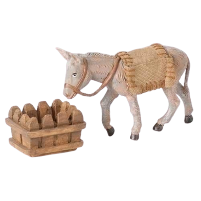 [54020] 5" SCALE 3 PC ST MARY'S DONKEY. FONTANINI